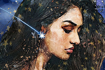 Donna Darkwolf Starry Nights portrait