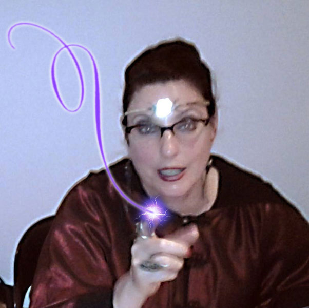 Donna Darkwolf about to turn the air blue