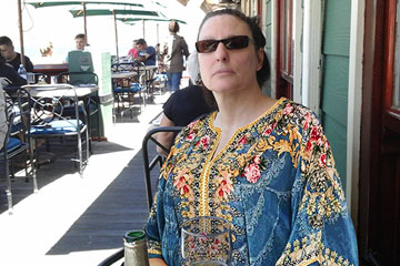 Donna at Fishermans Wharf in Hout Bay