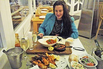 Donna's sunset dinner at Mar e Sol